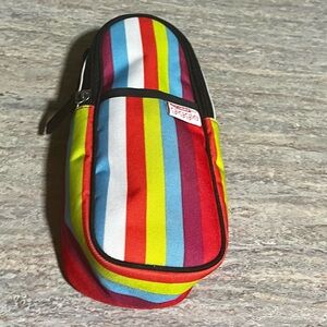 Skip hop for giggle zippered multicolored insulated bottle holder bag